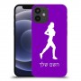 ג'וגלין - אישה כיסוי מגן קשיח בעיצוב אישי עם השם שלך ל Apple iPhone 12 mini יחידה אחת סקרין מובייל