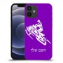 אופנוע שלג כיסוי מגן קשיח בעיצוב אישי עם השם שלך ל Apple iPhone 12 mini יחידה אחת סקרין מובייל