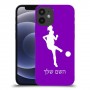 כדורגל - אישה כיסוי מגן קשיח בעיצוב אישי עם השם שלך ל Apple iPhone 12 mini יחידה אחת סקרין מובייל