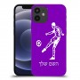 שחקן כדורגל כיסוי מגן קשיח בעיצוב אישי עם השם שלך ל Apple iPhone 12 mini יחידה אחת סקרין מובייל