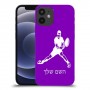 שחקן טניס כיסוי מגן קשיח בעיצוב אישי עם השם שלך ל Apple iPhone 12 mini יחידה אחת סקרין מובייל