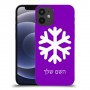 שלג כיסוי מגן קשיח בעיצוב אישי עם השם שלך ל Apple iPhone 12 mini יחידה אחת סקרין מובייל