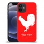 תרנגול כיסוי מגן קשיח בעיצוב אישי עם השם שלך ל Apple iPhone 12 mini יחידה אחת סקרין מובייל