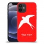 ציפור לבלוע כיסוי מגן קשיח בעיצוב אישי עם השם שלך ל Apple iPhone 12 mini יחידה אחת סקרין מובייל