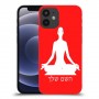 יוגה כיסוי מגן קשיח בעיצוב אישי עם השם שלך ל Apple iPhone 12 mini יחידה אחת סקרין מובייל
