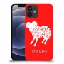 טלה כיסוי מגן קשיח בעיצוב אישי עם השם שלך ל Apple iPhone 12 mini יחידה אחת סקרין מובייל