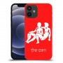 תאומים כיסוי מגן קשיח בעיצוב אישי עם השם שלך ל Apple iPhone 12 mini יחידה אחת סקרין מובייל