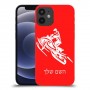 אופנוע שלג כיסוי מגן קשיח בעיצוב אישי עם השם שלך ל Apple iPhone 12 mini יחידה אחת סקרין מובייל