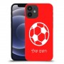 כדורגל - כדור כיסוי מגן קשיח בעיצוב אישי עם השם שלך ל Apple iPhone 12 mini יחידה אחת סקרין מובייל