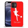 כדורגל - אישה כיסוי מגן קשיח בעיצוב אישי עם השם שלך ל Apple iPhone 12 mini יחידה אחת סקרין מובייל