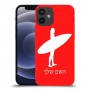 גלישה כיסוי מגן קשיח בעיצוב אישי עם השם שלך ל Apple iPhone 12 mini יחידה אחת סקרין מובייל