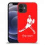 שחקן טניס כיסוי מגן קשיח בעיצוב אישי עם השם שלך ל Apple iPhone 12 mini יחידה אחת סקרין מובייל