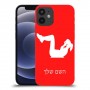 אימון ספורט - אישה כיסוי מגן קשיח בעיצוב אישי עם השם שלך ל Apple iPhone 12 mini יחידה אחת סקרין מובייל