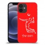 שחקן כדורעף כיסוי מגן קשיח בעיצוב אישי עם השם שלך ל Apple iPhone 12 mini יחידה אחת סקרין מובייל