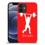 הרמת משקולות כיסוי מגן קשיח בעיצוב אישי עם השם שלך ל Apple iPhone 12 mini יחידה אחת סקרין מובייל