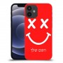 סמיילי כיסוי מגן קשיח בעיצוב אישי עם השם שלך ל Apple iPhone 12 mini יחידה אחת סקרין מובייל