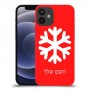 שלג כיסוי מגן קשיח בעיצוב אישי עם השם שלך ל Apple iPhone 12 mini יחידה אחת סקרין מובייל