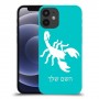 עקרב כיסוי מגן קשיח בעיצוב אישי עם השם שלך ל Apple iPhone 12 mini יחידה אחת סקרין מובייל