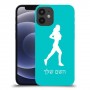 ג'וגלין - אישה כיסוי מגן קשיח בעיצוב אישי עם השם שלך ל Apple iPhone 12 mini יחידה אחת סקרין מובייל