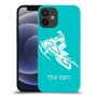 אופנוע שלג כיסוי מגן קשיח בעיצוב אישי עם השם שלך ל Apple iPhone 12 mini יחידה אחת סקרין מובייל