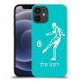 שחקן כדורגל כיסוי מגן קשיח בעיצוב אישי עם השם שלך ל Apple iPhone 12 mini יחידה אחת סקרין מובייל