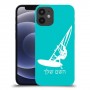 גלישת מפרש כיסוי מגן קשיח בעיצוב אישי עם השם שלך ל Apple iPhone 12 mini יחידה אחת סקרין מובייל
