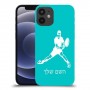 שחקן טניס כיסוי מגן קשיח בעיצוב אישי עם השם שלך ל Apple iPhone 12 mini יחידה אחת סקרין מובייל