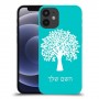 עץ כיסוי מגן קשיח בעיצוב אישי עם השם שלך ל Apple iPhone 12 mini יחידה אחת סקרין מובייל