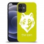 זאב כיסוי מגן קשיח בעיצוב אישי עם השם שלך ל Apple iPhone 12 mini יחידה אחת סקרין מובייל