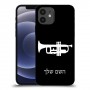 חצוצרה כיסוי מגן קשיח בעיצוב אישי עם השם שלך ל Apple iPhone 12 יחידה אחת סקרין מובייל
