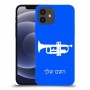 חצוצרה כיסוי מגן קשיח בעיצוב אישי עם השם שלך ל Apple iPhone 12 יחידה אחת סקרין מובייל