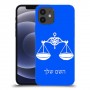 מאזניים כיסוי מגן קשיח בעיצוב אישי עם השם שלך ל Apple iPhone 12 יחידה אחת סקרין מובייל