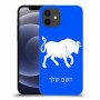 שור כיסוי מגן קשיח בעיצוב אישי עם השם שלך ל Apple iPhone 12 יחידה אחת סקרין מובייל