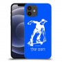 ילד סקייטבורד כיסוי מגן קשיח בעיצוב אישי עם השם שלך ל Apple iPhone 12 יחידה אחת סקרין מובייל