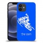 אופנוע שלג כיסוי מגן קשיח בעיצוב אישי עם השם שלך ל Apple iPhone 12 יחידה אחת סקרין מובייל