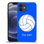 כדורעף - כדור כיסוי מגן קשיח בעיצוב אישי עם השם שלך ל Apple iPhone 12 יחידה אחת סקרין מובייל