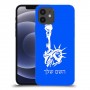 פסל החירות כיסוי מגן קשיח בעיצוב אישי עם השם שלך ל Apple iPhone 12 יחידה אחת סקרין מובייל