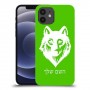 זאב כיסוי מגן קשיח בעיצוב אישי עם השם שלך ל Apple iPhone 12 יחידה אחת סקרין מובייל