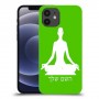 יוגה כיסוי מגן קשיח בעיצוב אישי עם השם שלך ל Apple iPhone 12 יחידה אחת סקרין מובייל