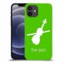 כינור כיסוי מגן קשיח בעיצוב אישי עם השם שלך ל Apple iPhone 12 יחידה אחת סקרין מובייל