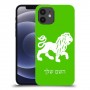 אריה כיסוי מגן קשיח בעיצוב אישי עם השם שלך ל Apple iPhone 12 יחידה אחת סקרין מובייל