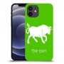 שור כיסוי מגן קשיח בעיצוב אישי עם השם שלך ל Apple iPhone 12 יחידה אחת סקרין מובייל