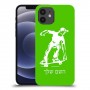 ילד סקייטבורד כיסוי מגן קשיח בעיצוב אישי עם השם שלך ל Apple iPhone 12 יחידה אחת סקרין מובייל