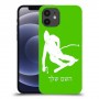 סקִי כיסוי מגן קשיח בעיצוב אישי עם השם שלך ל Apple iPhone 12 יחידה אחת סקרין מובייל