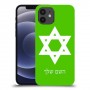 מגן דוד - ישראל כיסוי מגן קשיח בעיצוב אישי עם השם שלך ל Apple iPhone 12 יחידה אחת סקרין מובייל