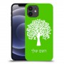 עץ כיסוי מגן קשיח בעיצוב אישי עם השם שלך ל Apple iPhone 12 יחידה אחת סקרין מובייל