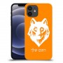 זאב כיסוי מגן קשיח בעיצוב אישי עם השם שלך ל Apple iPhone 12 יחידה אחת סקרין מובייל