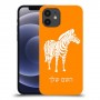 זברה כיסוי מגן קשיח בעיצוב אישי עם השם שלך ל Apple iPhone 12 יחידה אחת סקרין מובייל