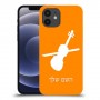 כינור כיסוי מגן קשיח בעיצוב אישי עם השם שלך ל Apple iPhone 12 יחידה אחת סקרין מובייל