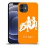 תאומים כיסוי מגן קשיח בעיצוב אישי עם השם שלך ל Apple iPhone 12 יחידה אחת סקרין מובייל